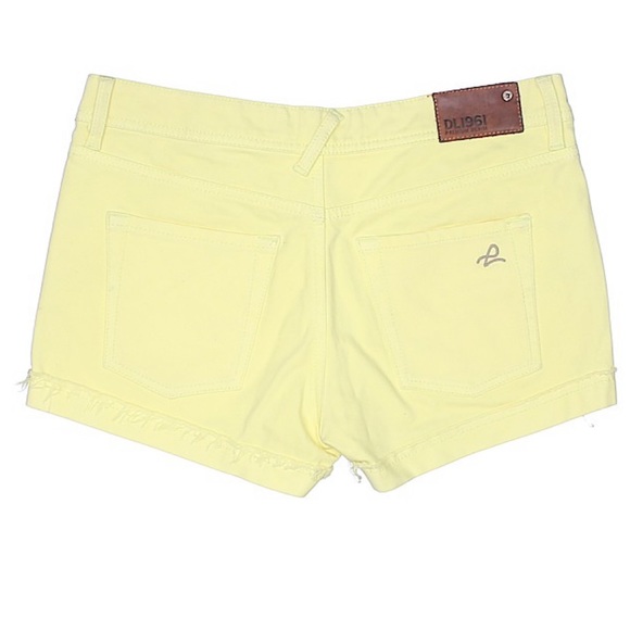 DL1961 Yellow Jean Shorts! - Picture 3 of 5